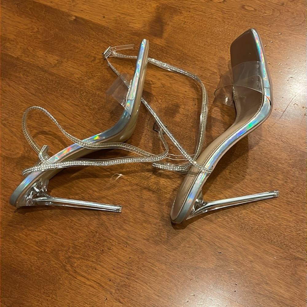 C C Clear high heels size 30 Europe or 8-8.5 US - Picture 9 of 12